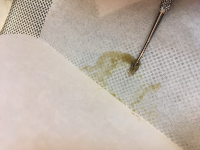 Peyote cookies dry sift rosin press