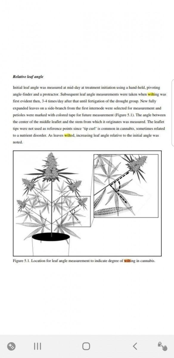 Data showing increase in yield, thc and terps