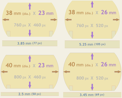 Slim (1.5 in.) & Large (1.75 in.) Alu Rods as Full-Metal VG Tops