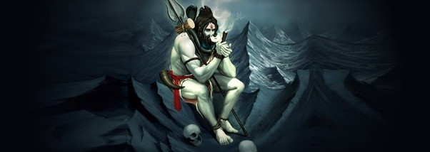 shiva smoking weed