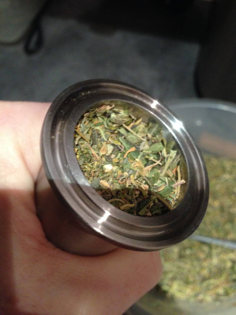 3rd part, left over trim from 2nd shake turned into bho