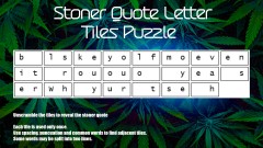 mn 420 month stoner qoute puzzle tile